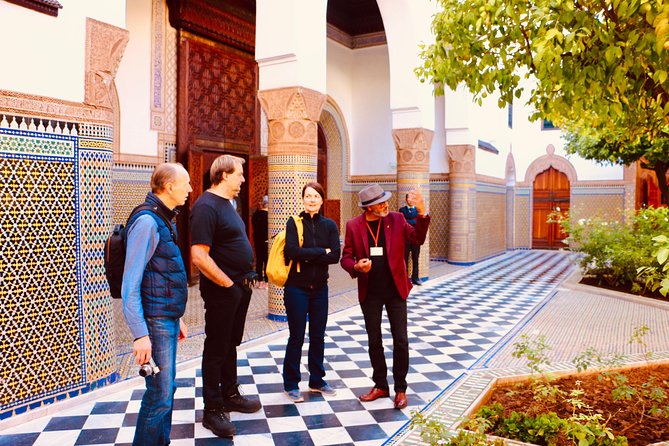 Marrakech Private Full-Day Walking Tour with Hotel Pickup and Drop-Off - Medersa Ben Youssef: the 14th-century anchor