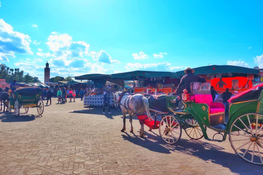 Marrakech: Private Half-Day City Highlights Tour - The Jewish Quarter stop: history in the everyday street view