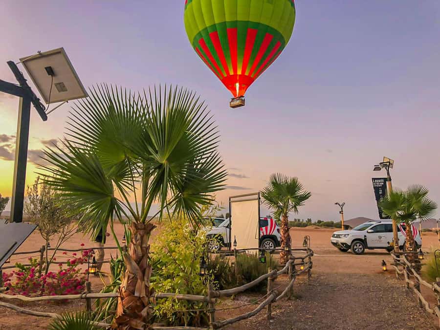Marrakech: Private Hot Air Balloon Flight - One Hour Over Palm Groves and Villages: What You Actually See