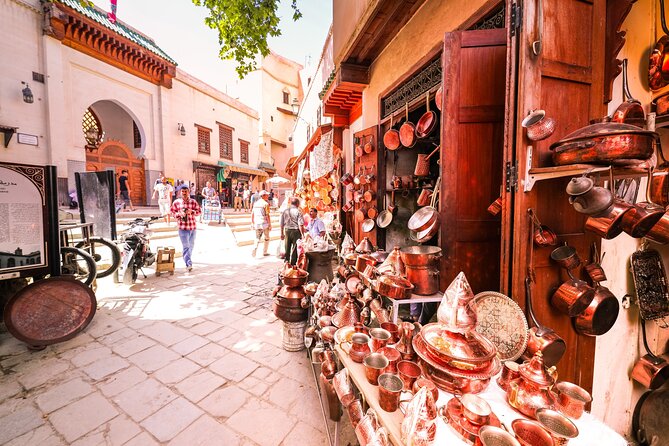 Marrakech: Private Souk Tour & Traditional Workshops - Meeting at Café de France and getting comfortable fast