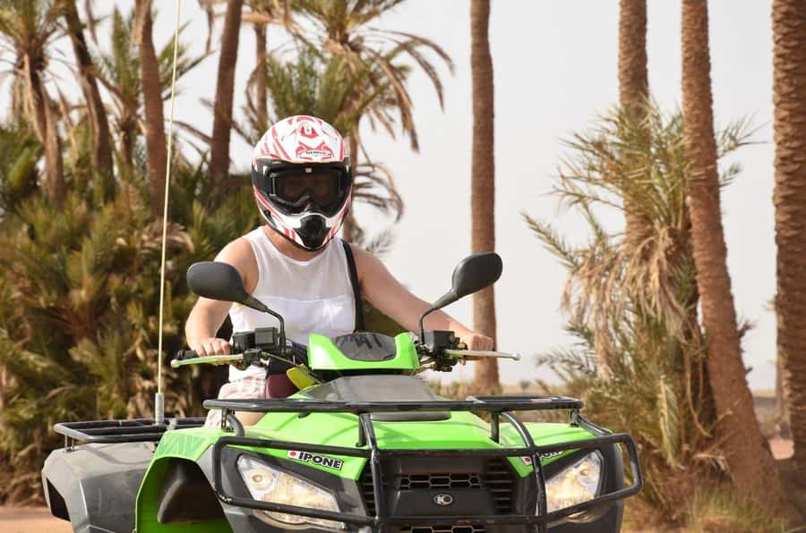 Marrakech: Quad activity in the Palmeraie with Tea break - Gear and training: what you get before you ride