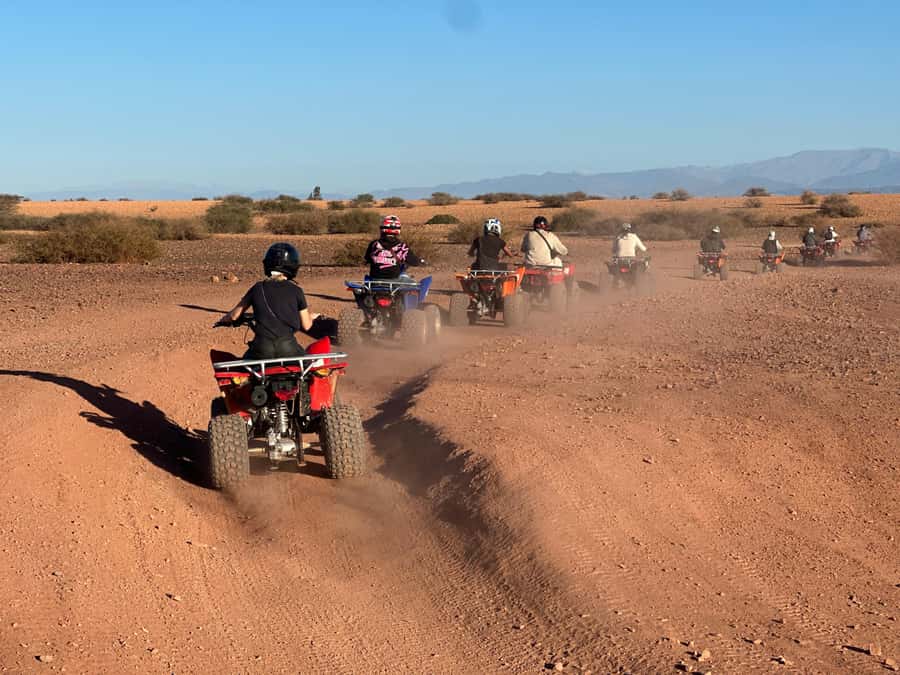 Marrakech: quad Adventure at the Dunes of the palmery desert - Pickup and the Van Ride: Simple Logistics for a 3-Hour Block