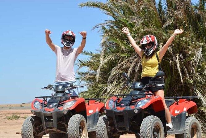 Marrakech Quad Bike Activity in desert palmeraies grove - The Camel Ride Add-On: A Short Change of Pace With Big Variety