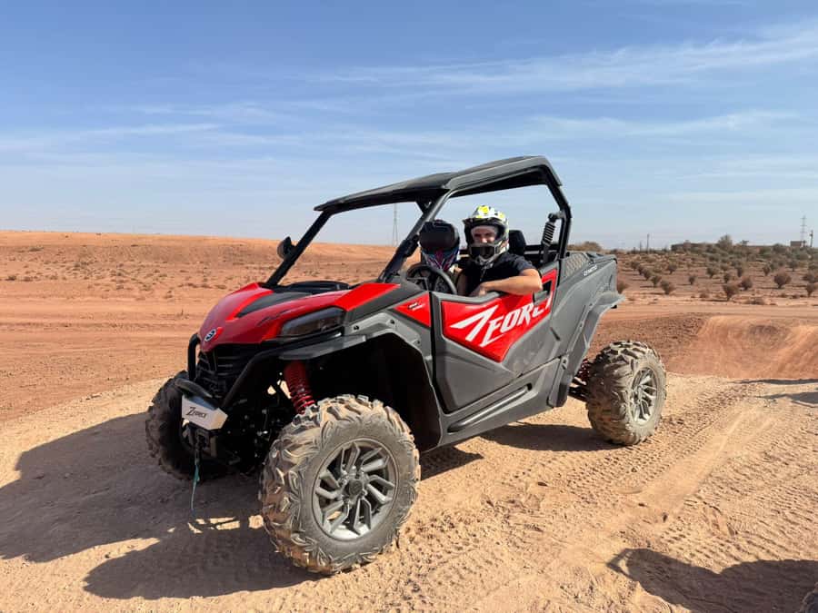 Marrakech: Quad bike adventure in the desert with views of the Palmeraie - First moments at the Palmeraie: gear, helmets, and how the ride starts