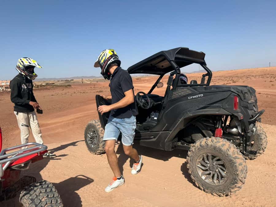 Marrakech: Quad bike adventure in the desert with views of the Palmeraie - The route: palms, sandy tracks, and Berber village scenery
