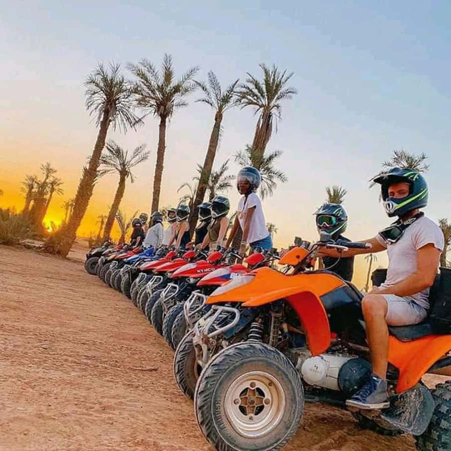 Marrakech: Quad excursion in the palm trees of Marrakech - The stops that make the tour feel complete: photos and mint tea