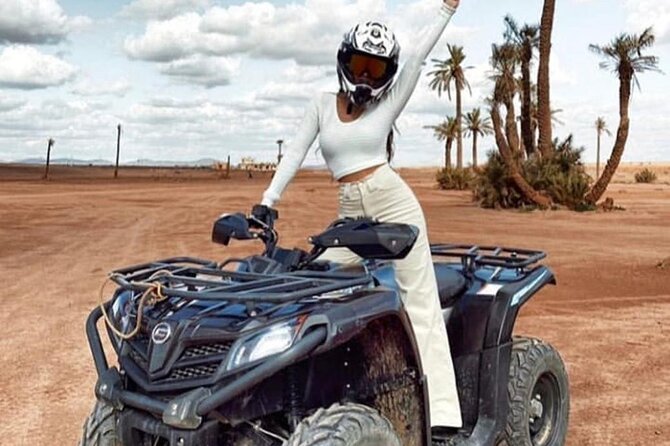 Marrakech: Quad excursion to the palm grove and Jbilets desert - Palm Grove Tracks: Automatic Quads and Photo Breaks