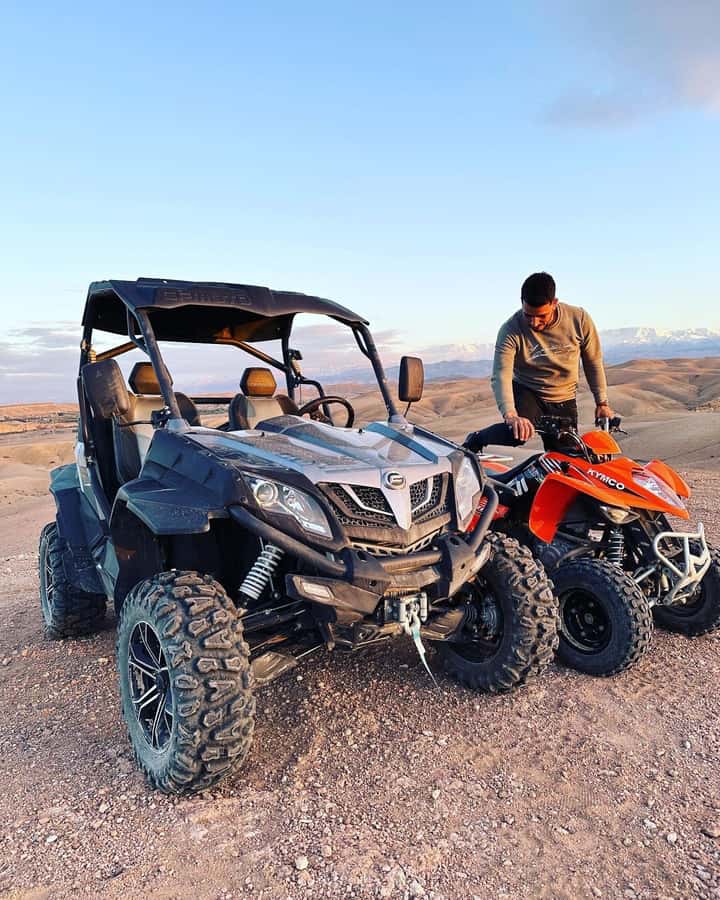 Marrakech : Ride buggy in the desert of the palm grove - Safety Gear and What It’s Like to Ride (Helmet, Goggles, and a Protective Scarf)