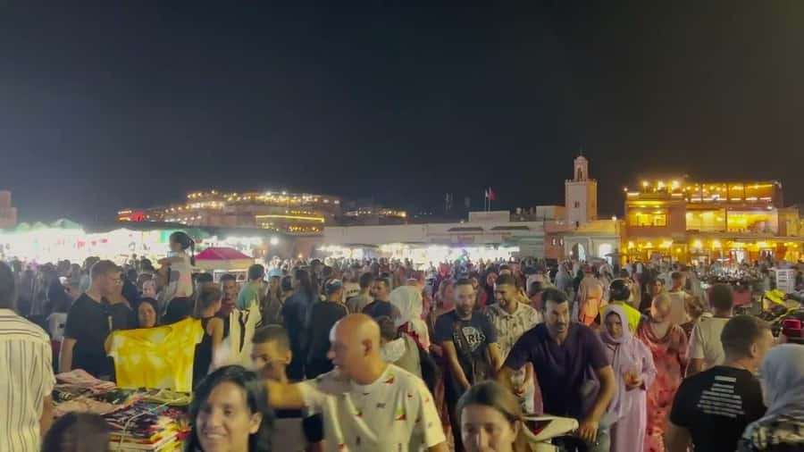 Marrakech: Souk by Night Medina Guided Walking Tour. - Koutoubia Mosque: the landmark break that gives the night context