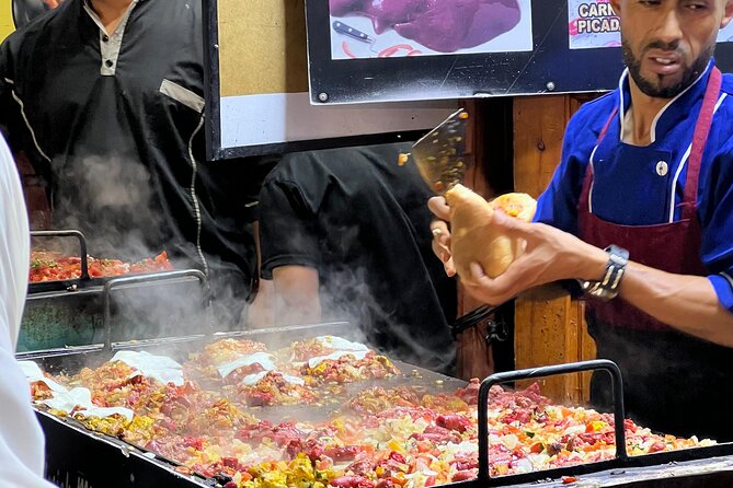 Marrakech Street Food with +10Tasting & Tanjia Dinner|Guided Walk - Stop 4: Msamen pancakes at Riad Sidi Ayoub