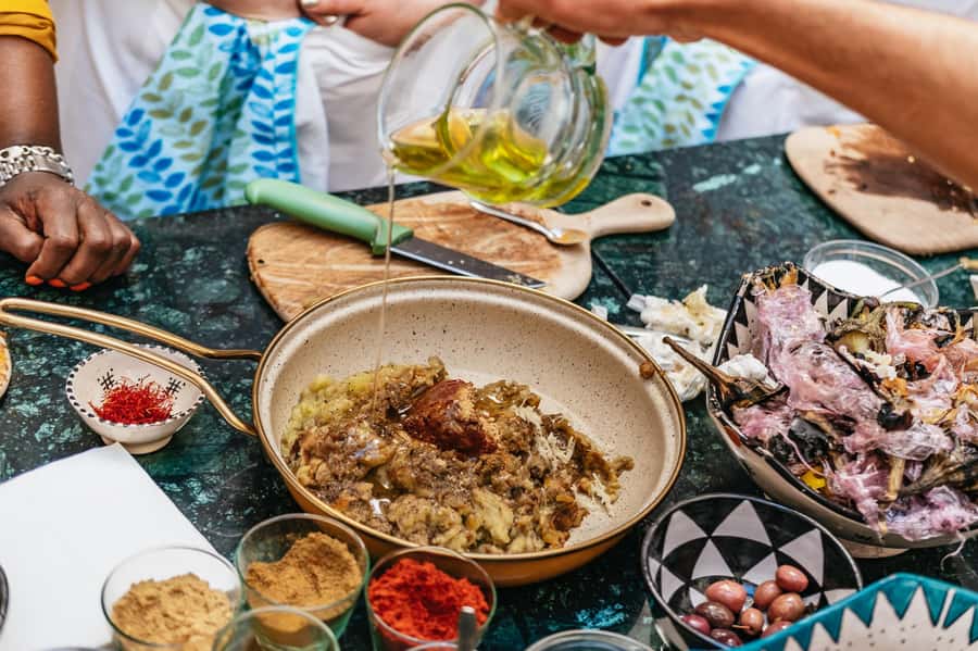Marrakech: Tajine Cooking Class in a Traditional Riad - The Meal Moment: Eating in a Riad and Not Just Stuffing Food In