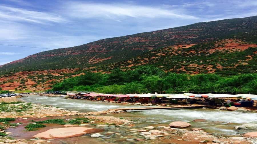 Marrakech to Ourika Valley-Scenic Day Tour Lunch & Waterfal - Riverfront lunch: where the day slows down for real
