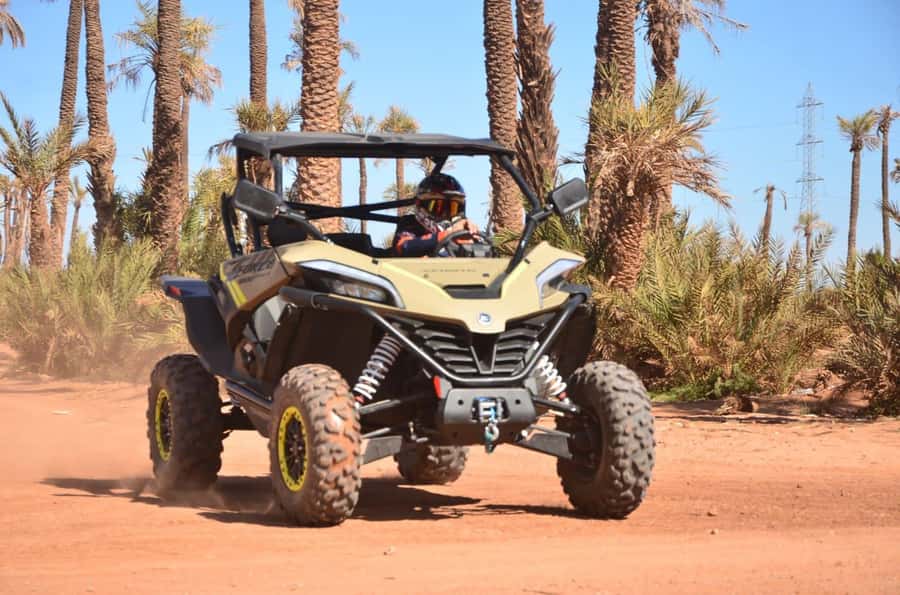 Marrakech: Tour Buggy 1000cc In Palm Oasis and Jbilat Desert - Palm Oasis break: hot mint tea, photos, and a traditional villa pause