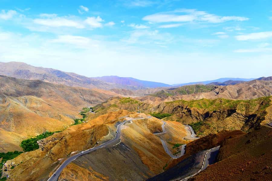 Marrakech:2 Days tour to Sahara Zagora Desert & AitBenHaddou - Tizi-n-Tichka pass: why the mountain road is part of the value