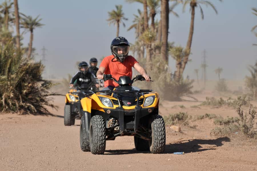 Marrakech:excursion quad in Oasis palm & jbilat desert,tea - Palmeraie quad and buggy time: what you’re really signing up for