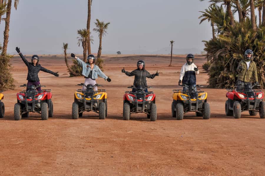 Marrakech:excursion quad in Oasis palm & jbilat desert,tea - What to wear and bring so the ride stays fun