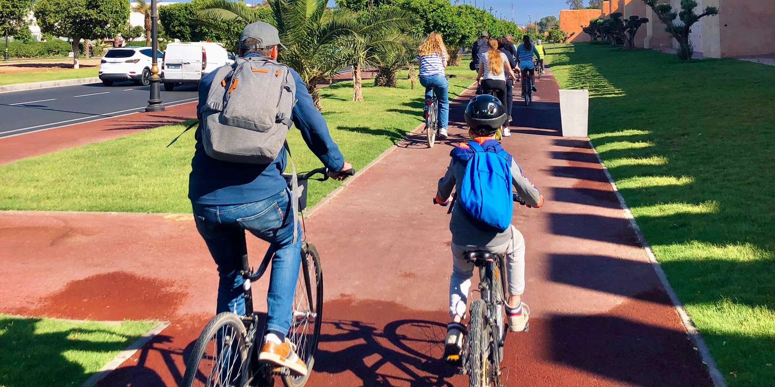 Marrakech:Guided City Cycling Tour - Culture, Colors & Charm - Gueliz: Wide Boulevards, Parks, Train Station Energy
