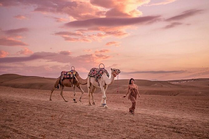 Marrakesh: Agafay Desert Sunset, Camel Ride, and Dinner - Berber music show by the fire: entertainment that matches the setting