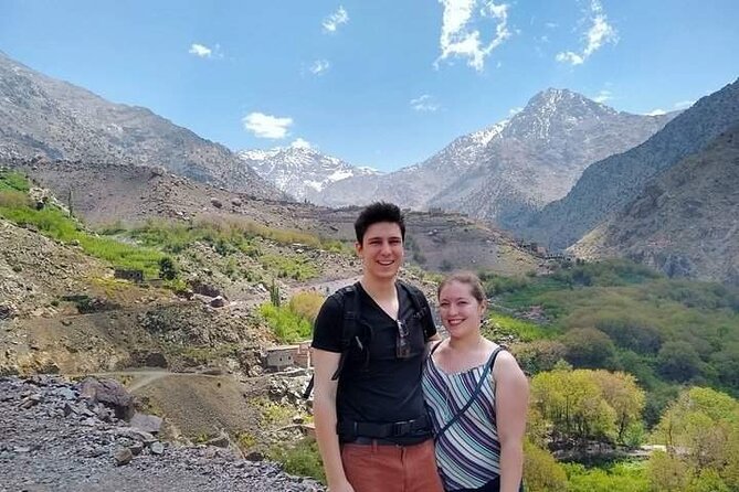 Marrakesh: High Atlas, Agafay desert and Waterfalls Tour - Agafay Stone Desert and Lake Lalla Takarkous: camel ride in rocky sands near Marrakech
