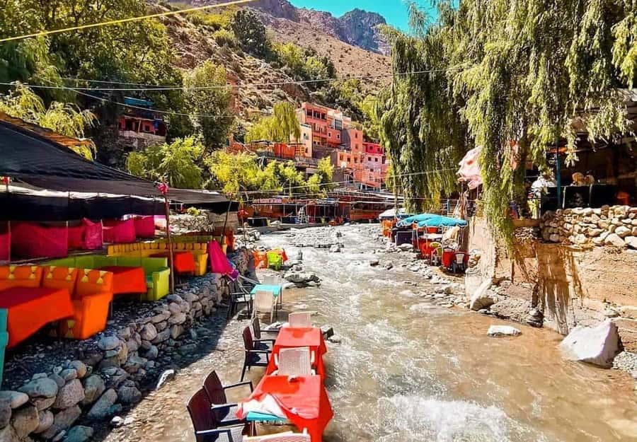 Marrakesh: Ourika Atlas Mountains, Waterfalls, Guide + Lunch - Tnin Ourika Photo Stop: First Glimpses of the Valley