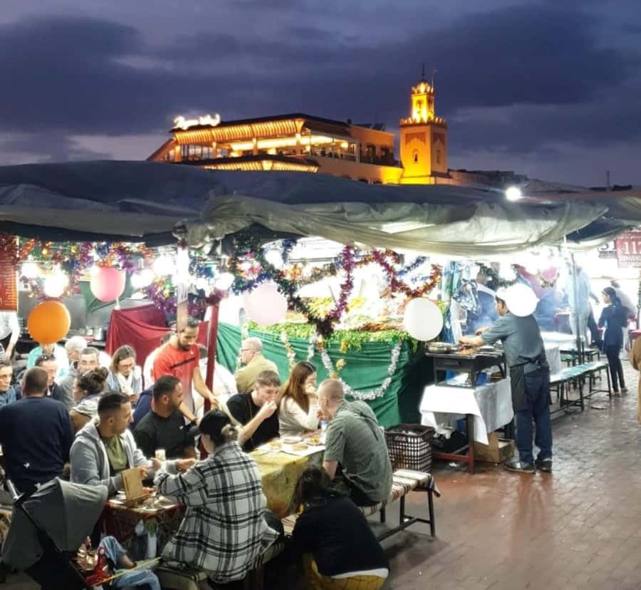 Medina Tasting Tour: Experience Local Street Food & Culture! - Chez Lamine Hadj Mustapha in Jemaa el Fna: The tanjia dinner payoff