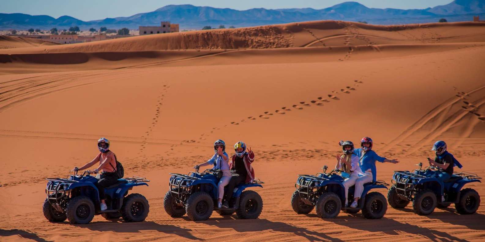 Merzouga : Adventure Quad Bike Safari, & Sandboarding - What a 60-minute quad ride over the dunes feels like
