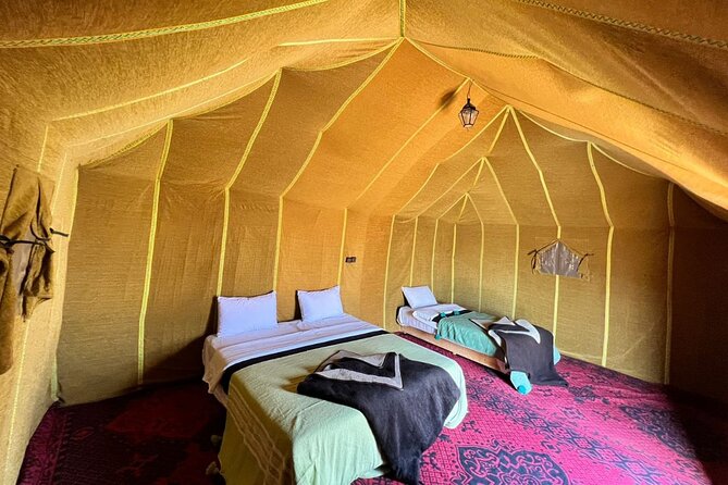Merzouga Desert Campsite &Camel Excursions - Berber camp welcome: mint tea, dinner, and desert music