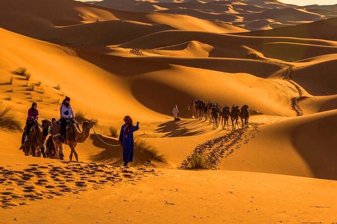 MERZOUGA DESERT TREK - 3 DAYS From Marrakech - Day 1: Tizi-n-Tichka pass, Ait Benhaddou UNESCO, then Dades Gorges