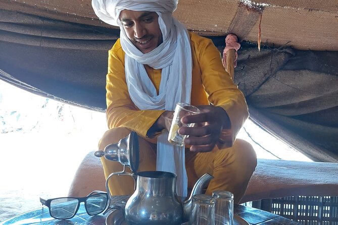 Merzouga Jeep 4WD Desert Tour: Sahara Adventure - Merzouga desert time: tea with nomadic families and dune-driving payoff