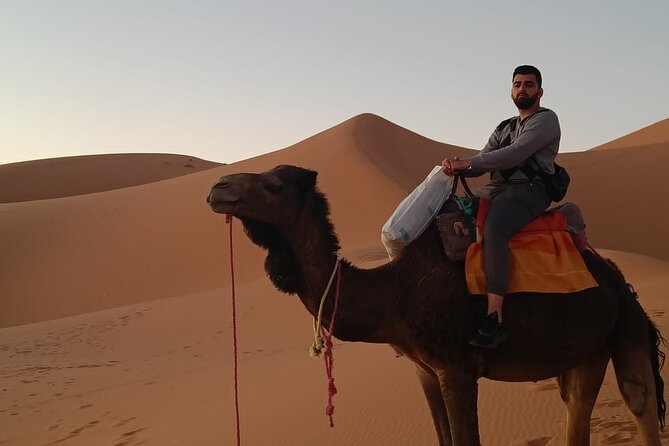 Merzouga Sunset Camel Ride - Sunset from one of Merzouga’s highest dunes: the main event