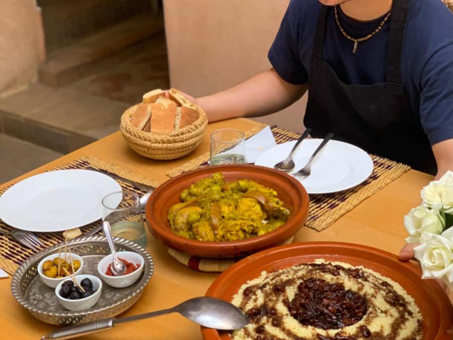 Moroccan cooking class in Marrakech with berber chef - What you’ll cook and eat: from salad to tagine, then dessert
