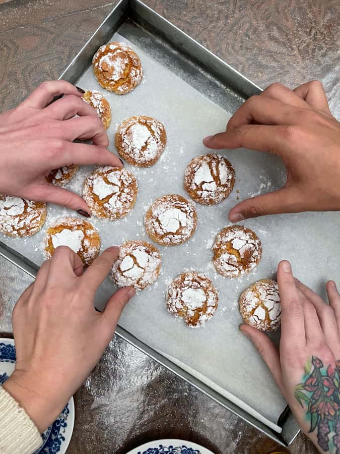 Moroccan Crepes & Pastries Kitchen - A Cozy Kitchen Session in Dar Sunrise Fes (Fes Medina)