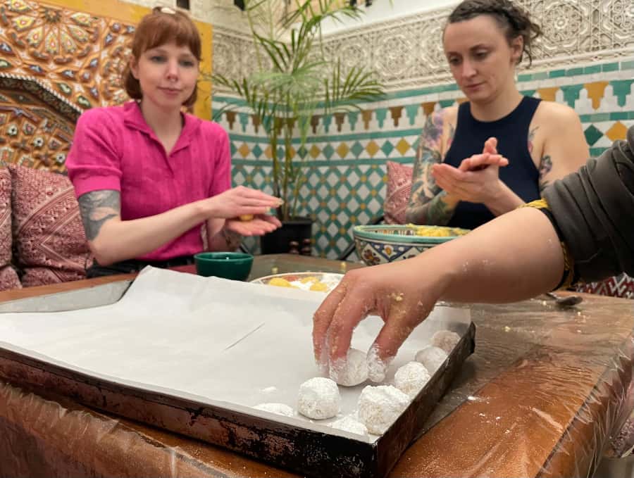 Moroccan Crepes & Pastries Kitchen - What You Learn: baghrir, msemen/maloui, harsha, and more