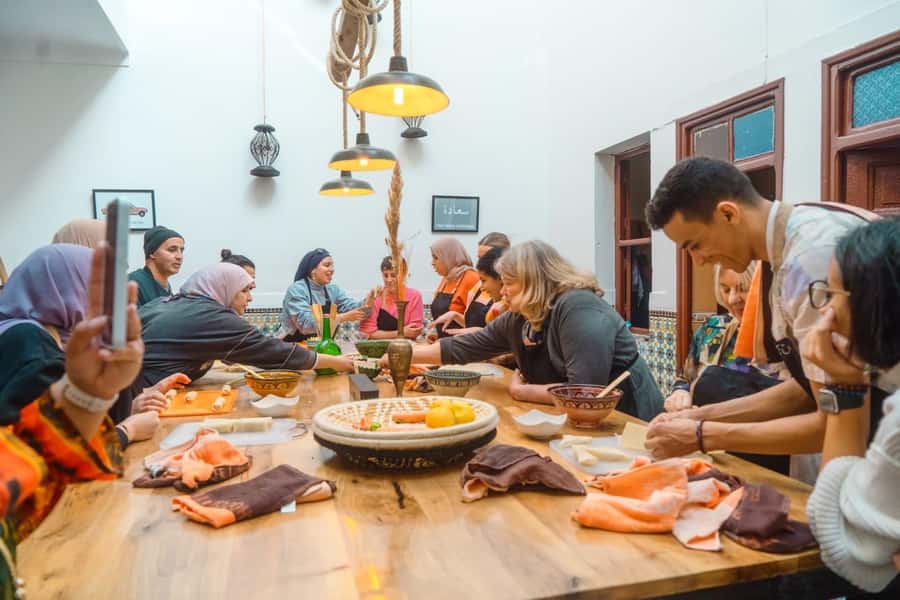 Moroccan Food Cooking Class with a Local Chef in Marrakech - Eating What You Made: The Meal and Bread Part