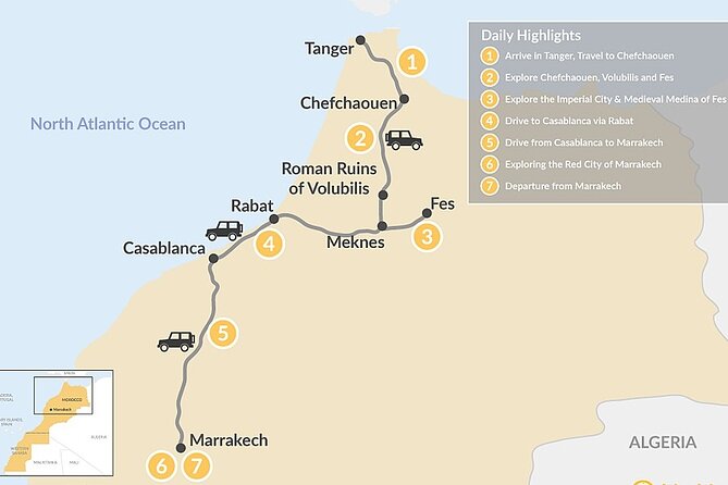 Morocco Imperial Cities - 7 Days - Fes, Rabat, and Chellah: tilework time, then an Atlantic capital with breathing room