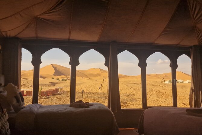 Morocco Luxury Camp in Merzouga Desert, Camel Ride, Car Service - Sunrise on the dunes: early, worth it, and photo-friendly