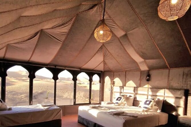 Morocco Luxury Camp in Merzouga Desert, Camel Ride, Car Service - Sand boarding included: a fun extra beyond the big sights