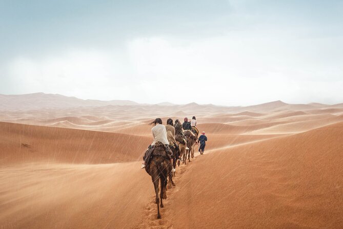 Morocco tour start from Casablanca 8 days - Erg Chebbi sunset and Bedouin camp in Merzouga