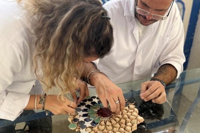 Mosaic workshop in Marrakech - Pickup and small-group setup in Marrakech
