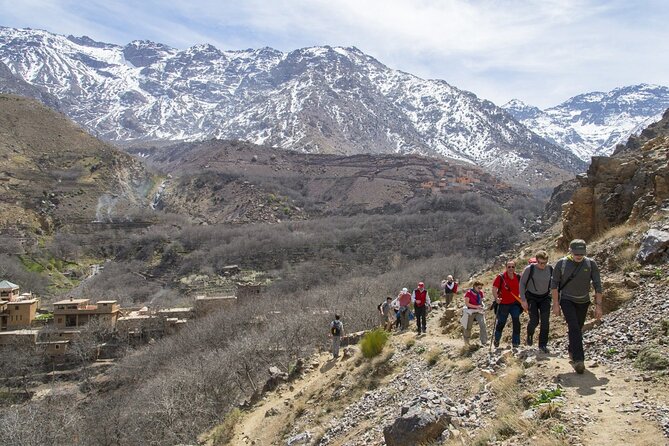 Mt Toubkal Ascent Express Trek 2 Days 1 Night - Summit morning over scree: south cirque and altitude work
