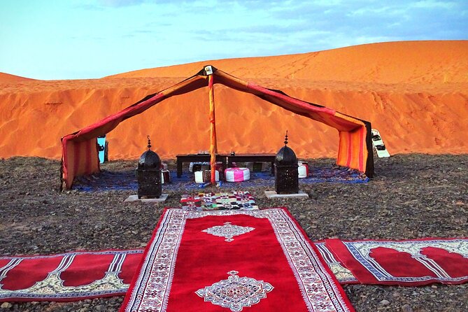 Night in Erg chebbi Desert, Camel Ride, Departure From Errachidia - Sunrise and the return from the dunes