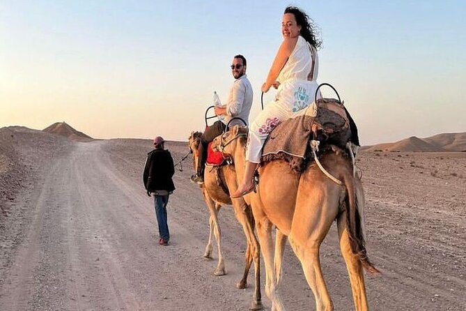 Nomad desert dinner camel ride & bonfire : Marrakech activity - Dinner Under the Tent and Berber Music by the Bonfire