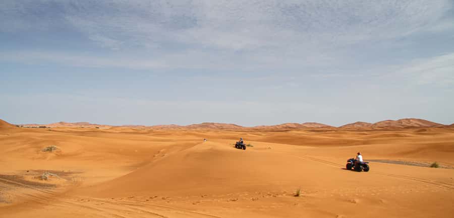 One Hour Sahara Desert Quad Biking tour - Entering Erg Chebbi Dunes, One Hour at a Time