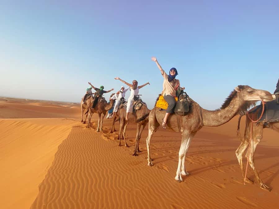 Ouarzazate to Marrakech: 3-Day Desert Tour with Camel Trek - Camel trekking + sunset and sunrise rides: plan for the cool parts