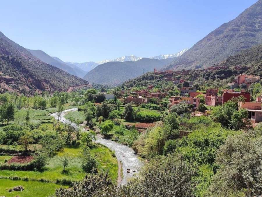 Ourika Valley, Atlas Mountain, Waterfalls - Ourika Valley Time and Market Options: When Monday Changes the Day