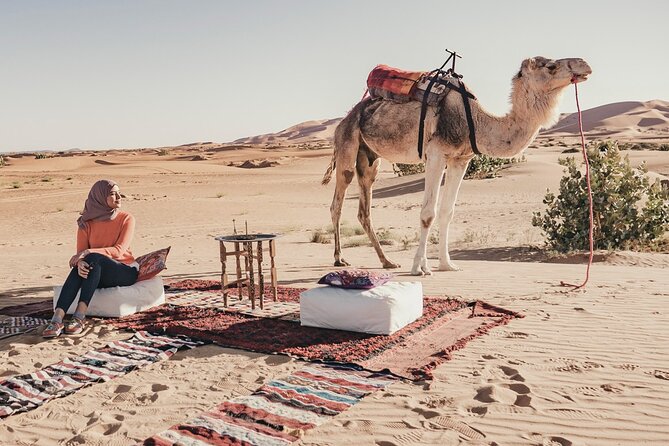 Overnight Camel trekking in Merzouga - The climb to camp: where the sunset really happens