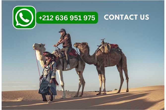 Overnight Camel trekking in Merzouga - Sandboarding and mid-ride photo breaks