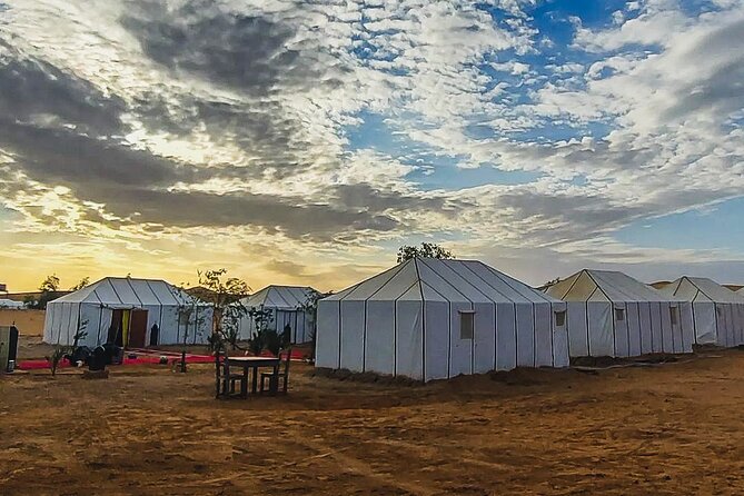 Overnight Camp Camel Trekking In Merzouga - Riding camels into Erg Chebbi, step by step