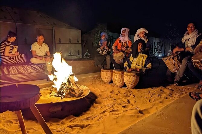 Overnight Camp Camel Trekking In Merzouga - The afternoon ride and the sunset pause