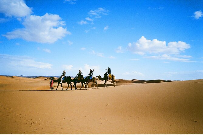 Overnight Camping in Merzouga Desert - Sunset-to-night: camel moments, campfire music, and star viewing